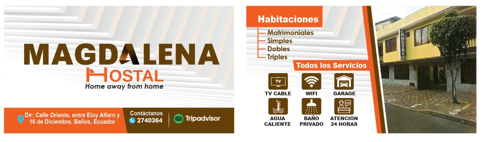 Fachada de Magdalena Hostal